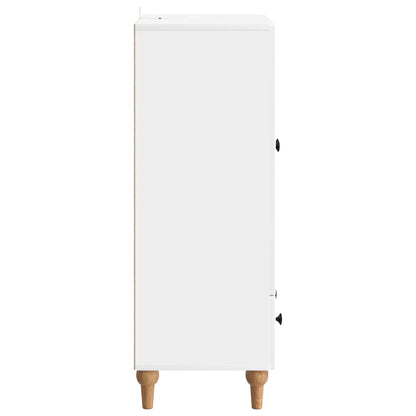 vidaXL Sideboard with Drawer White 66 x 34.5 x 95 cm Engineered Wood