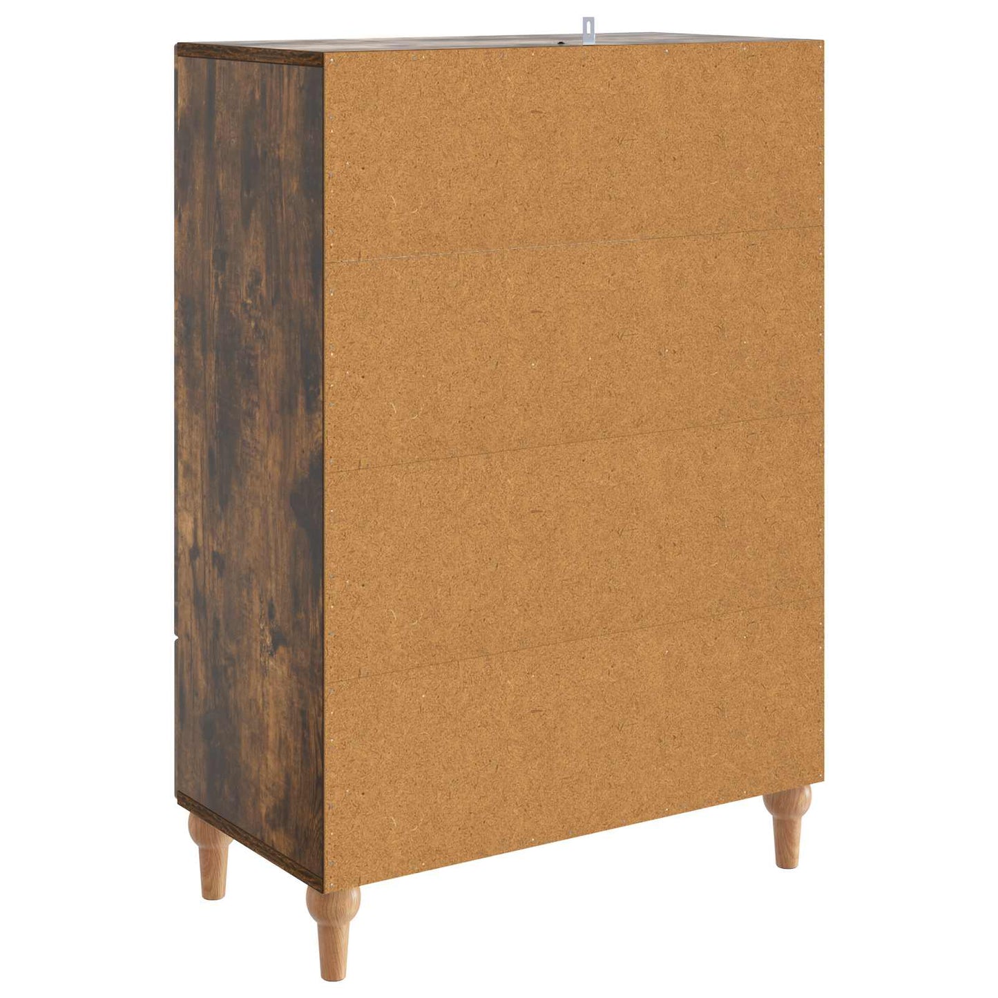 vidaXL Sideboard Smoked Oak 66 x 34.5 x 95 cm Engineered Wood
