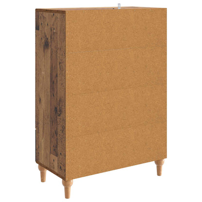 vidaXL Sideboard Old Wood 66 x 34.5 x 95 cm Engineered Wood