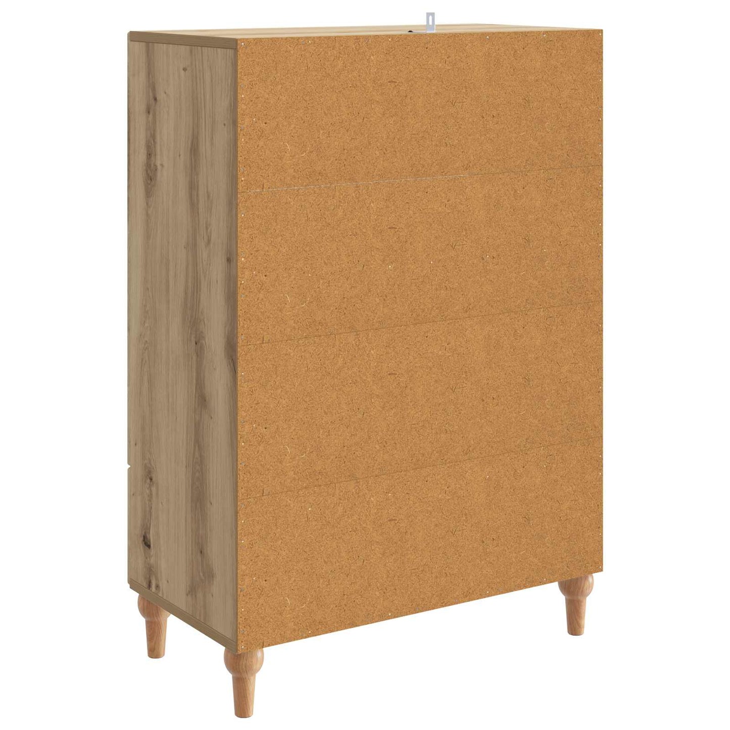 vidaXL Sideboard Artisan Oak 66 x 34.5 x 95 cm Engineered Wood