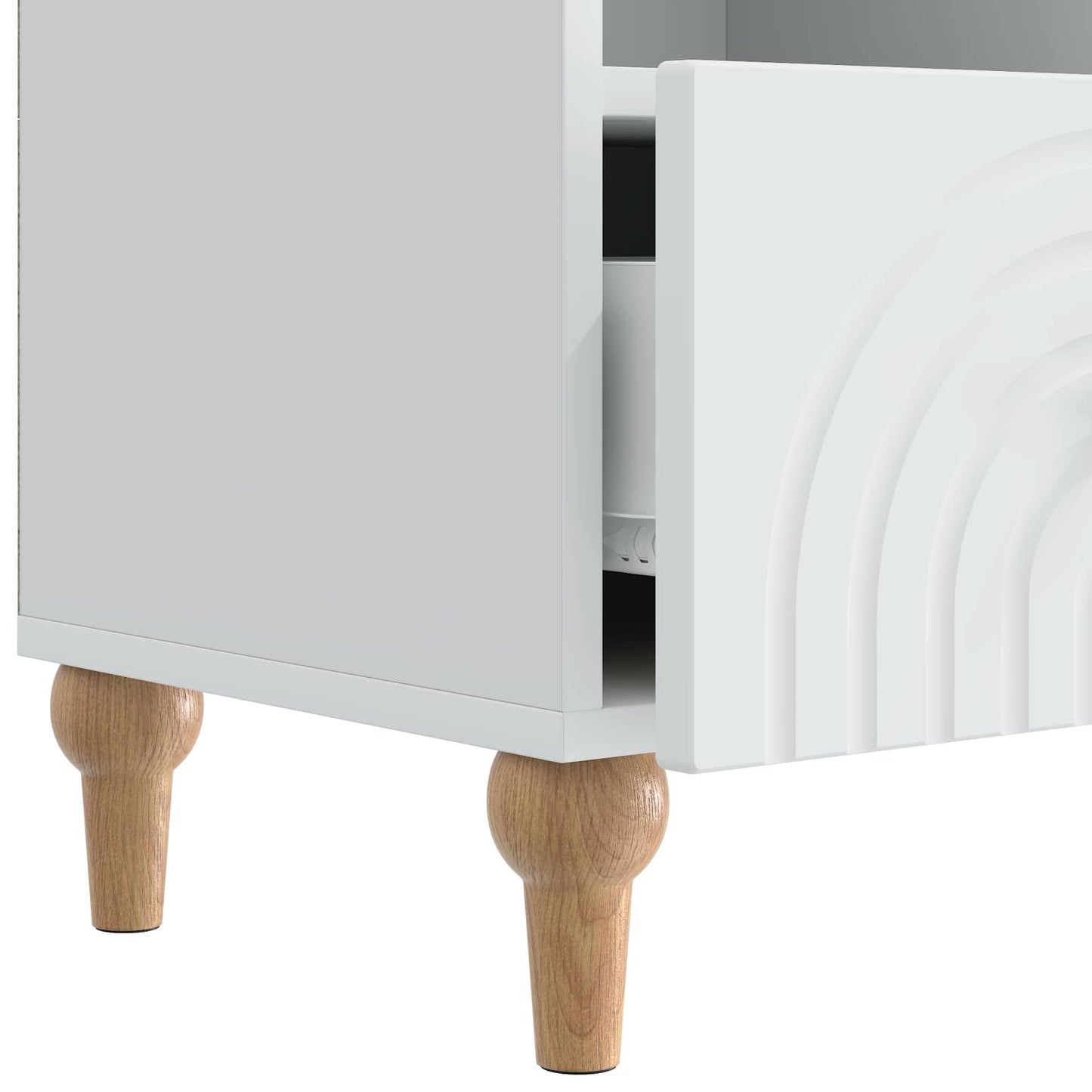 vidaXL TV Cabinet White 102 x 34.5 x 50 cm Engineered Wood