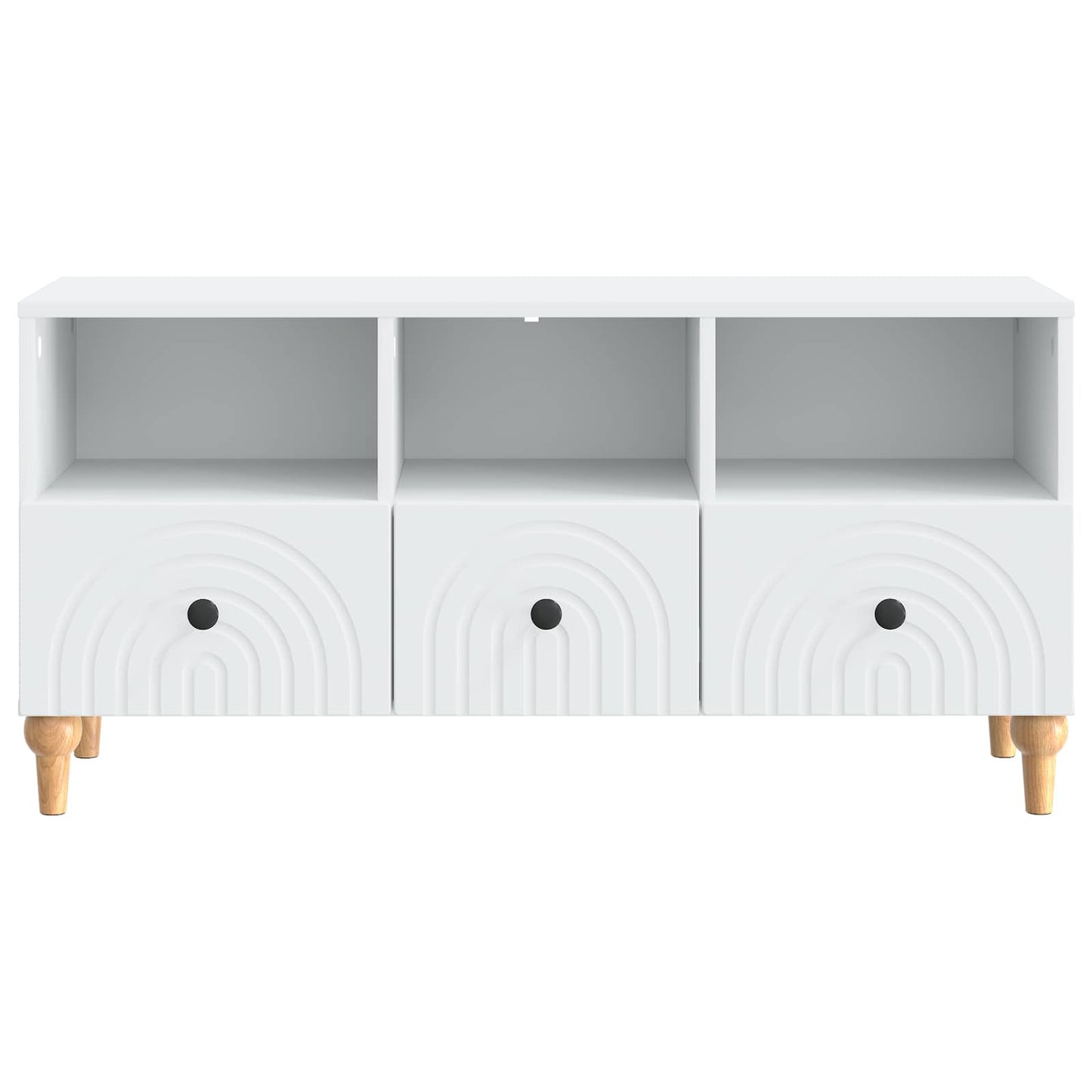 vidaXL TV Cabinet White 102 x 34.5 x 50 cm Engineered Wood