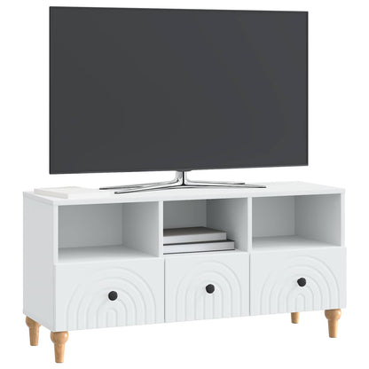 vidaXL TV Cabinet White 102 x 34.5 x 50 cm Engineered Wood