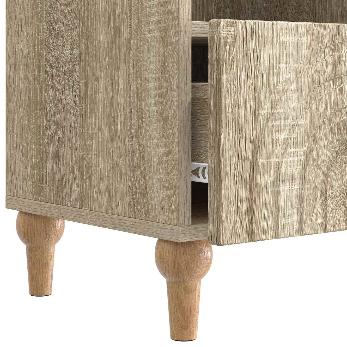 vidaXL TV Cabinet Sonoma Oak 102 x 34.5 x 50 cm Engineered Wood
