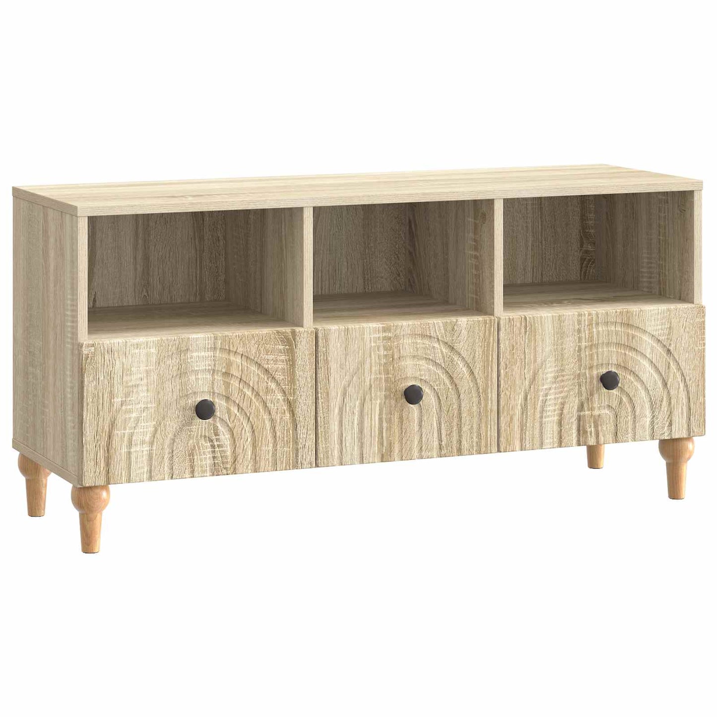 vidaXL TV Cabinet Sonoma Oak 102 x 34.5 x 50 cm Engineered Wood