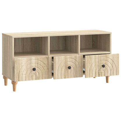 vidaXL TV Cabinet Sonoma Oak 102 x 34.5 x 50 cm Engineered Wood