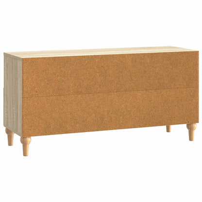 vidaXL TV Cabinet Sonoma Oak 102 x 34.5 x 50 cm Engineered Wood