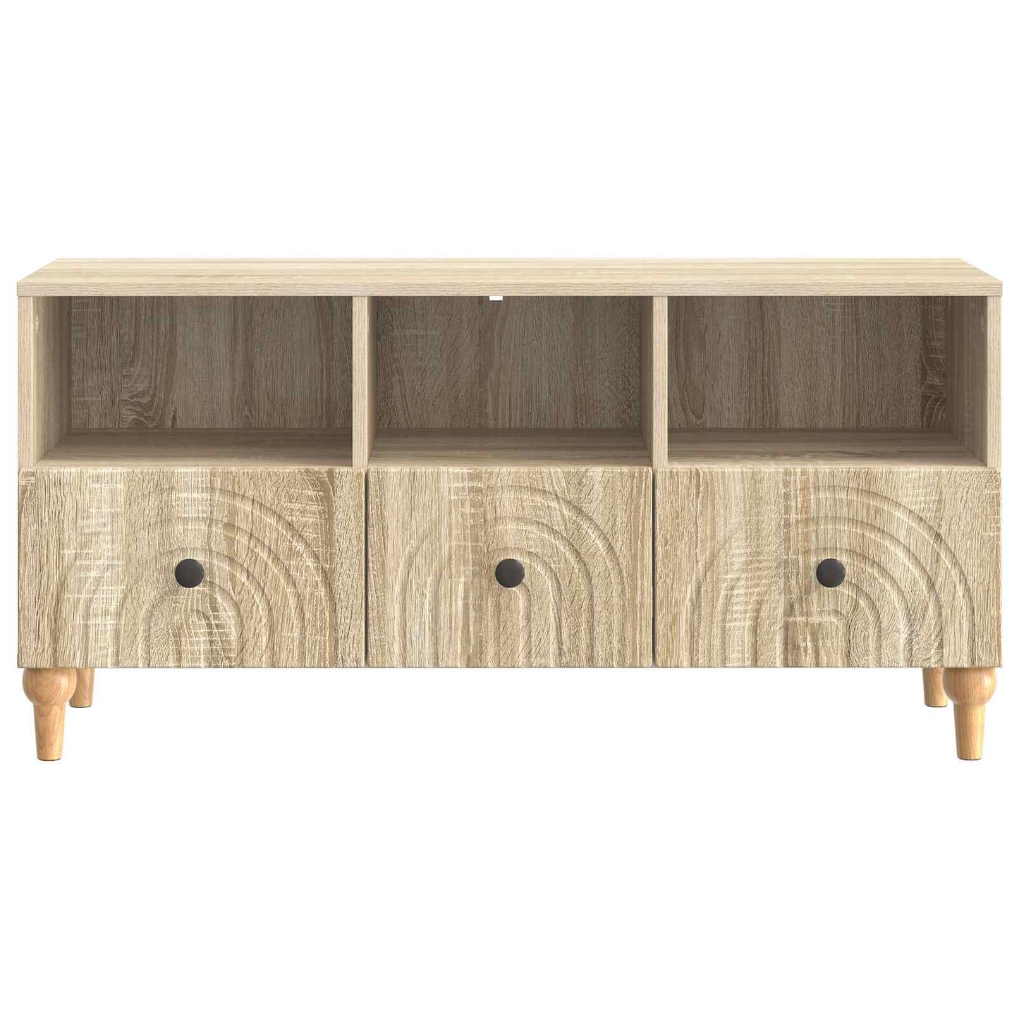 vidaXL TV Cabinet Sonoma Oak 102 x 34.5 x 50 cm Engineered Wood