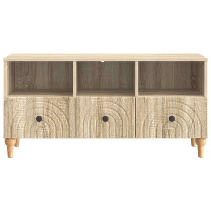 vidaXL TV Cabinet Sonoma Oak 102 x 34.5 x 50 cm Engineered Wood