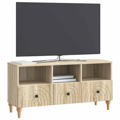vidaXL TV Cabinet Sonoma Oak 102 x 34.5 x 50 cm Engineered Wood