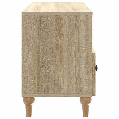 vidaXL TV Cabinet Sonoma Oak 102 x 34.5 x 50 cm Engineered Wood