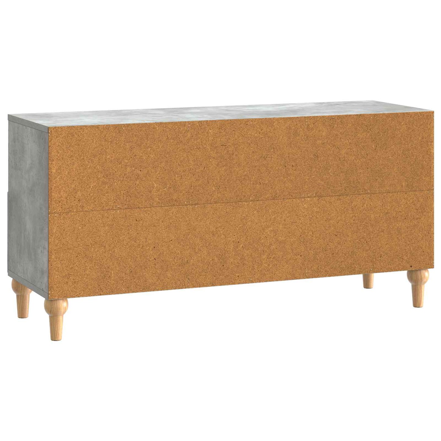 vidaXL TV Cabinet 102 x 34.5 x 50 cm Concrete Grey Engineered Wood