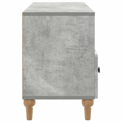 vidaXL TV Cabinet 102 x 34.5 x 50 cm Concrete Grey Engineered Wood