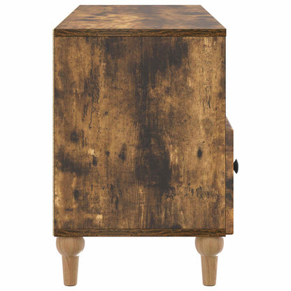 vidaXL TV Cabinet Smoked Oak 102 x 34.5 x 50 cm Engineered Wood