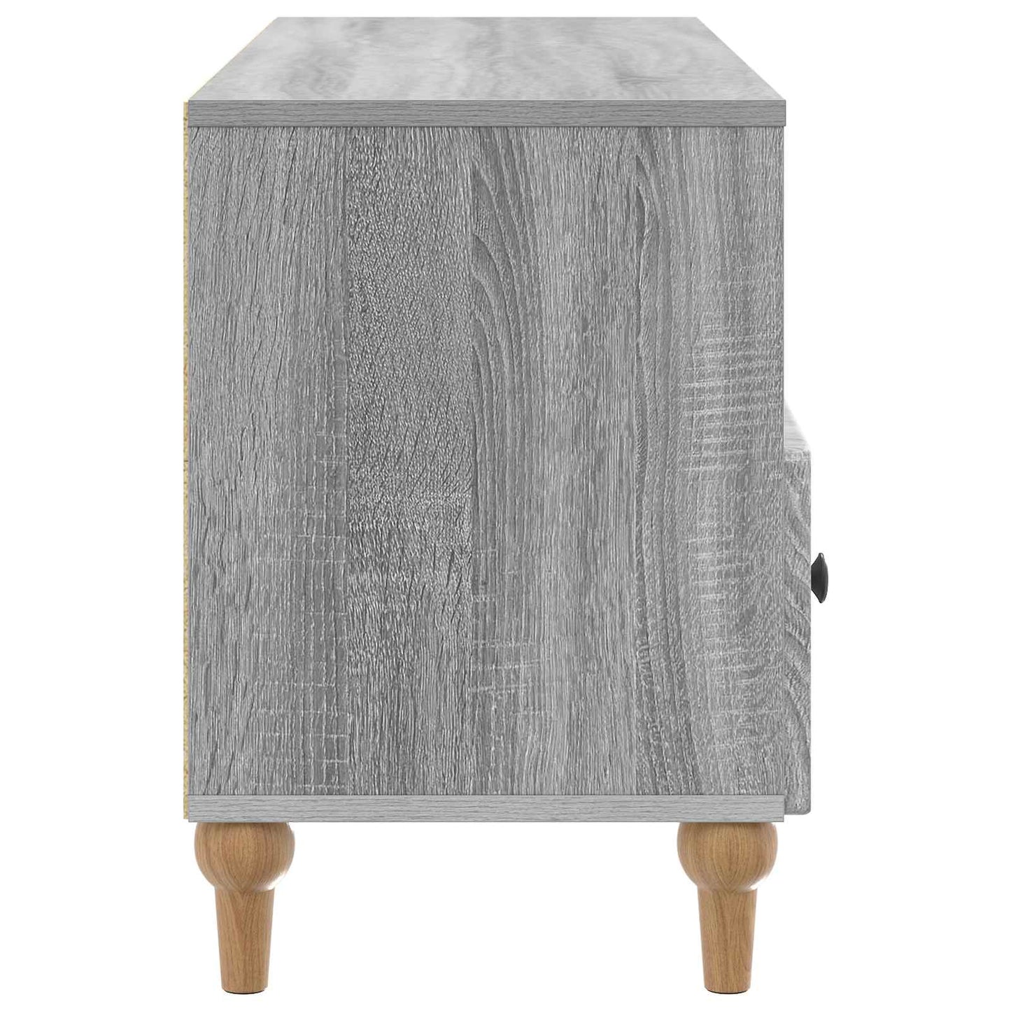 vidaXL TV Cabinet Grey Sonoma 102 x 34.5 x 50 cm Engineered Wood