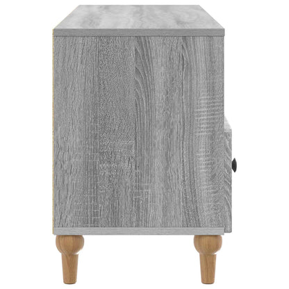 vidaXL TV Cabinet Grey Sonoma 102 x 34.5 x 50 cm Engineered Wood