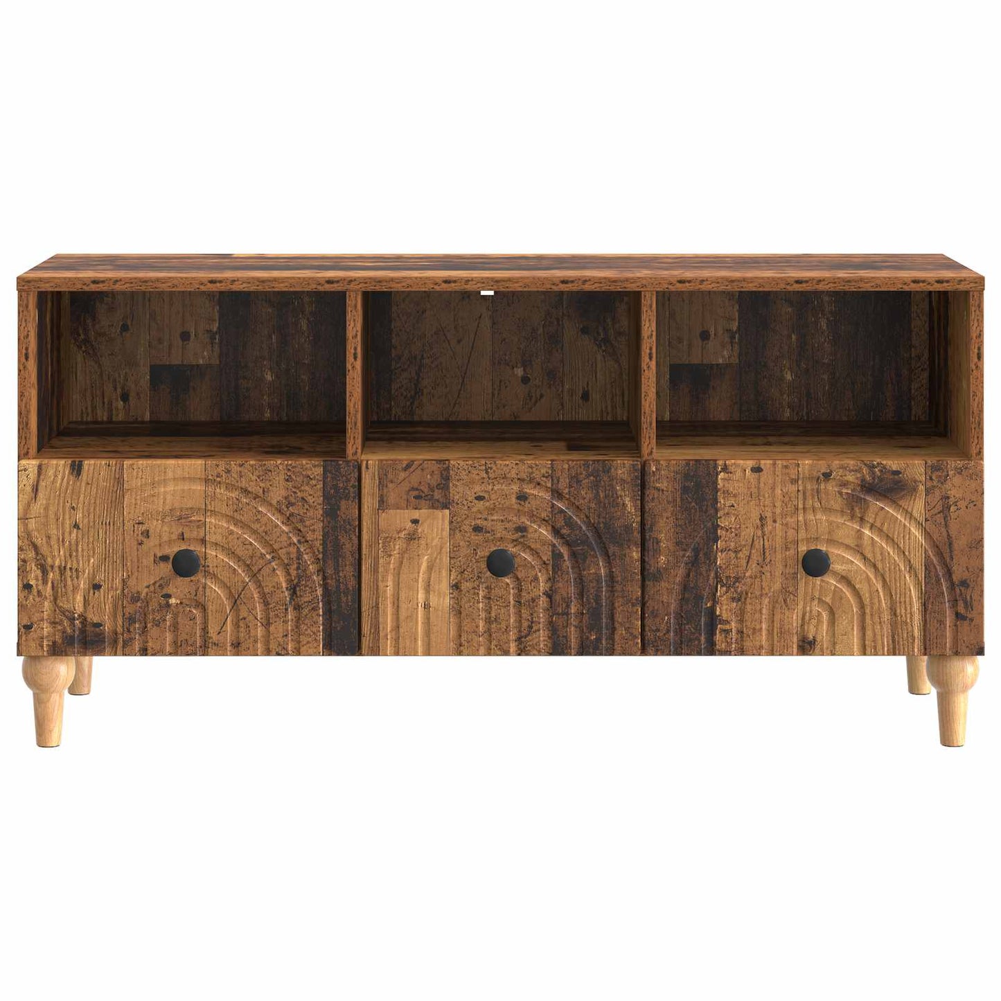 vidaXL TV Cabinet Old Wood 102 x 34.5 x 50 cm Engineered Wood