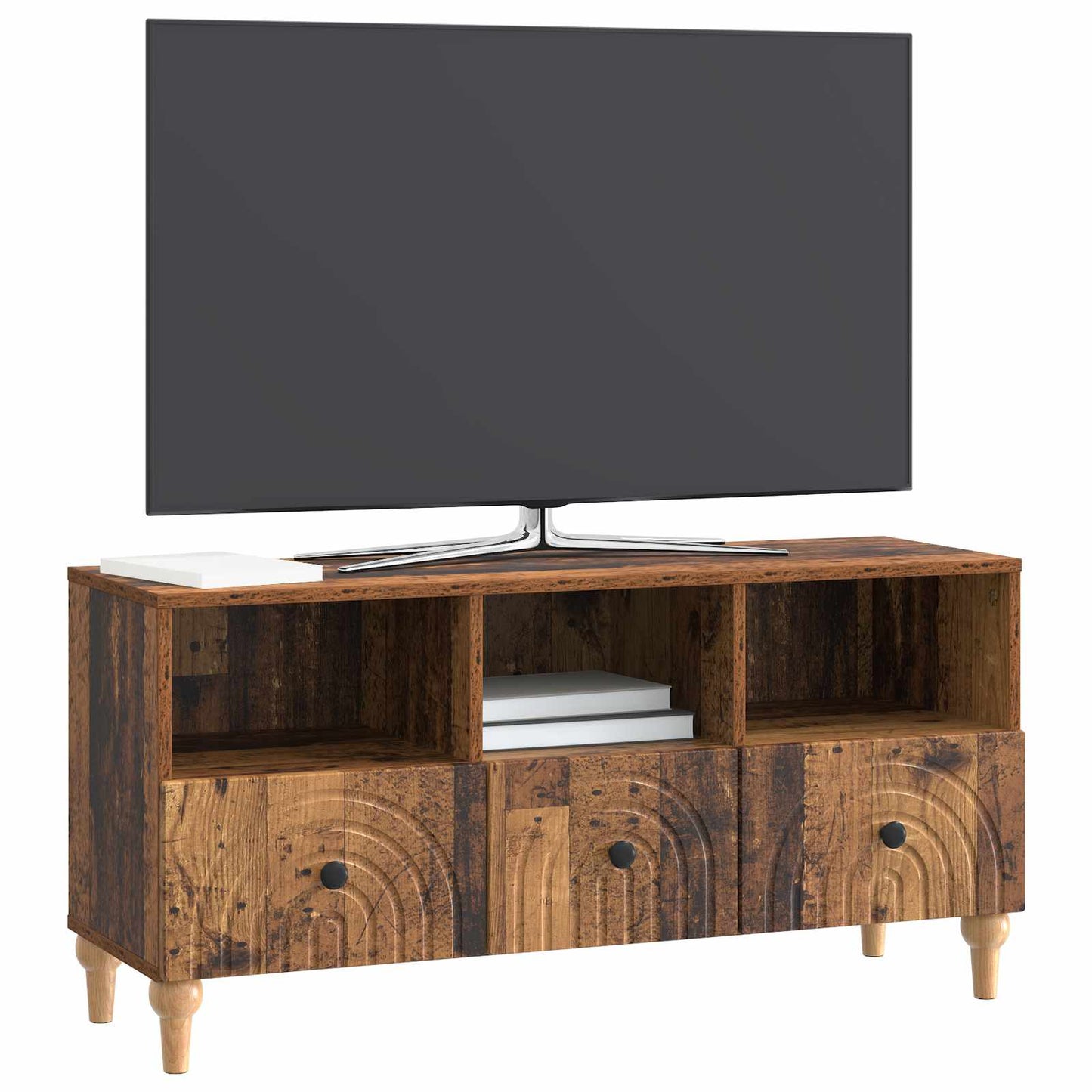 vidaXL TV Cabinet Old Wood 102 x 34.5 x 50 cm Engineered Wood