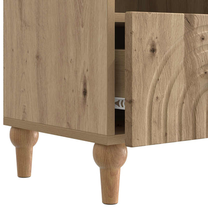 vidaXL TV Cabinet 102 x 34.5 x 50 cm Artisan Oak Engineered Wood