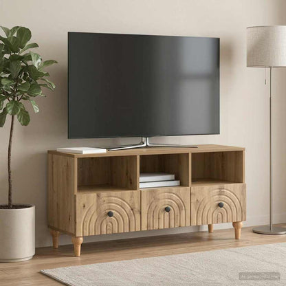 vidaXL TV Cabinet 102 x 34.5 x 50 cm Artisan Oak Engineered Wood