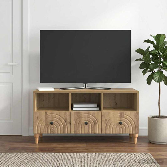 vidaXL TV Cabinet 102 x 34.5 x 50 cm Artisan Oak Engineered Wood