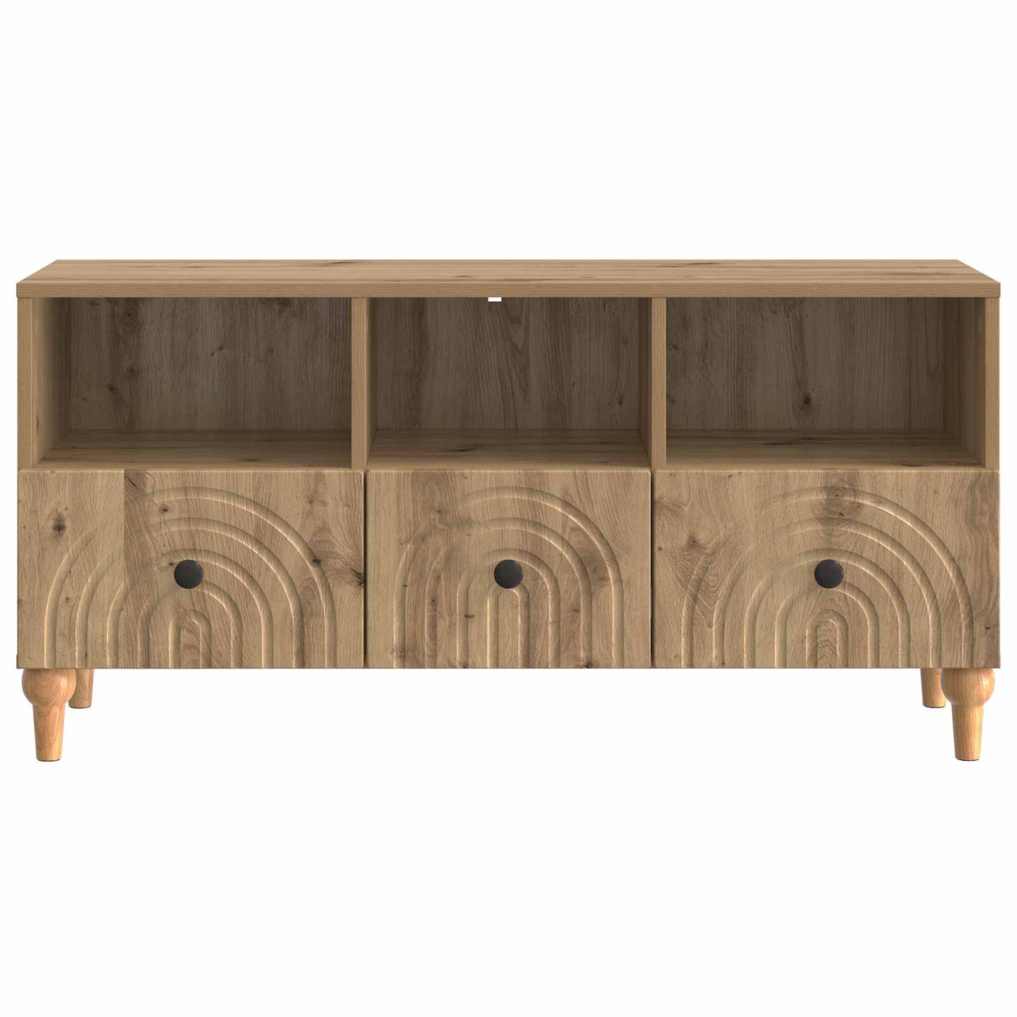 vidaXL TV Cabinet 102 x 34.5 x 50 cm Artisan Oak Engineered Wood