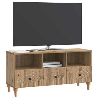 vidaXL TV Cabinet 102 x 34.5 x 50 cm Artisan Oak Engineered Wood
