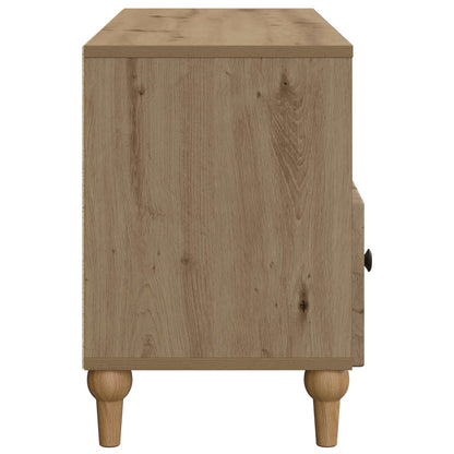 vidaXL TV Cabinet 102 x 34.5 x 50 cm Artisan Oak Engineered Wood