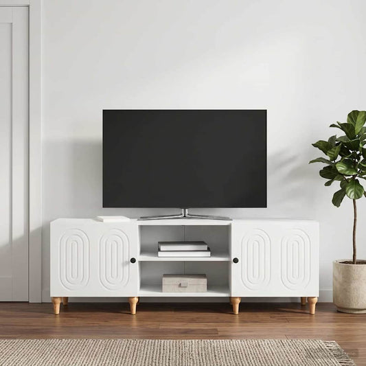 vidaXL TV Cabinet White 150 x 31 x 50 cm Engineered Wood