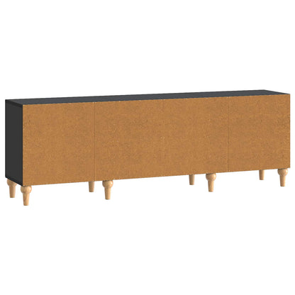 vidaXL TV Cabinet Black 150 x 31 x 50 cm Engineered Wood