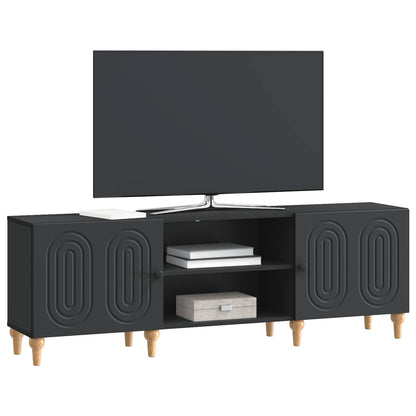 vidaXL TV Cabinet Black 150 x 31 x 50 cm Engineered Wood