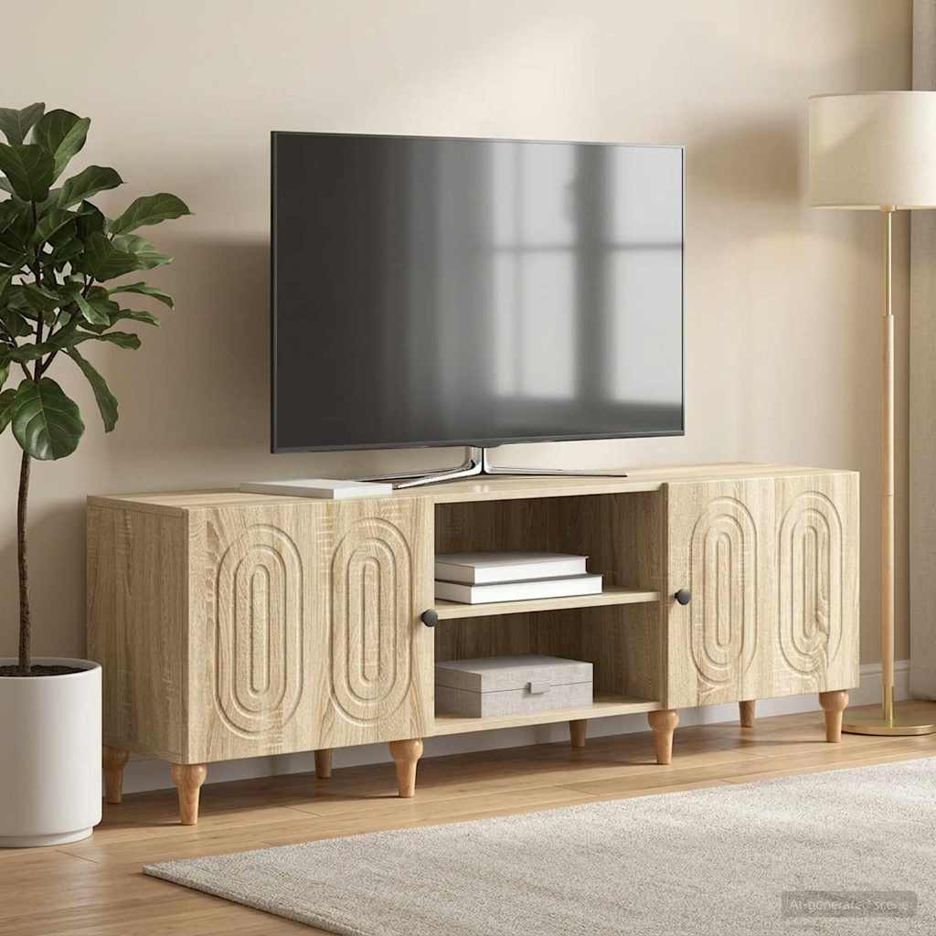 vidaXL TV Cabinet 150 x 31 x 50 cm Sonoma Oak Engineered Wood