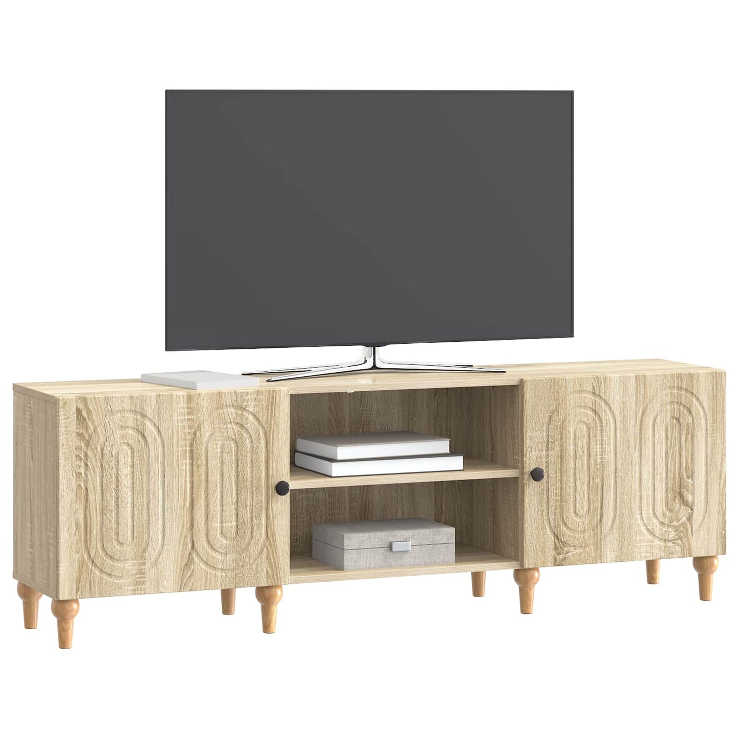 vidaXL TV Cabinet 150 x 31 x 50 cm Sonoma Oak Engineered Wood