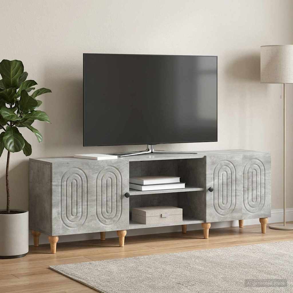 vidaXL TV Cabinet Concrete Grey 150 x 31 x 50 cm Engineered Wood