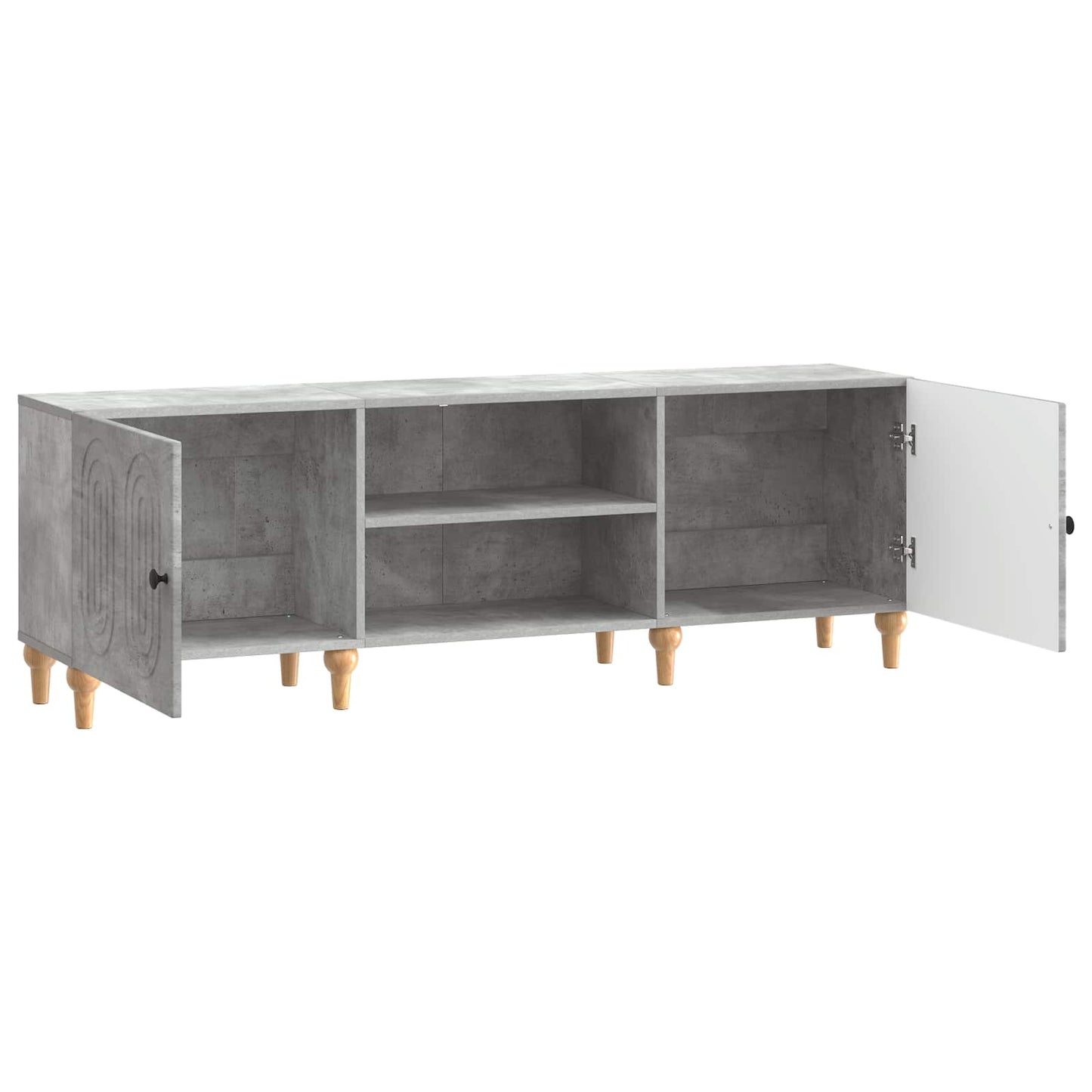 vidaXL TV Cabinet Concrete Grey 150 x 31 x 50 cm Engineered Wood