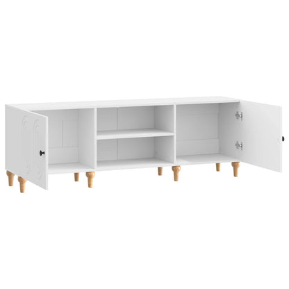 vidaXL TV Cabinet High Gloss White 150 x 31 x 50 cm Engineered Wood