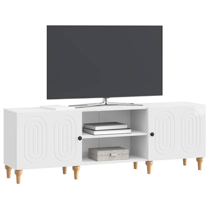 vidaXL TV Cabinet High Gloss White 150 x 31 x 50 cm Engineered Wood
