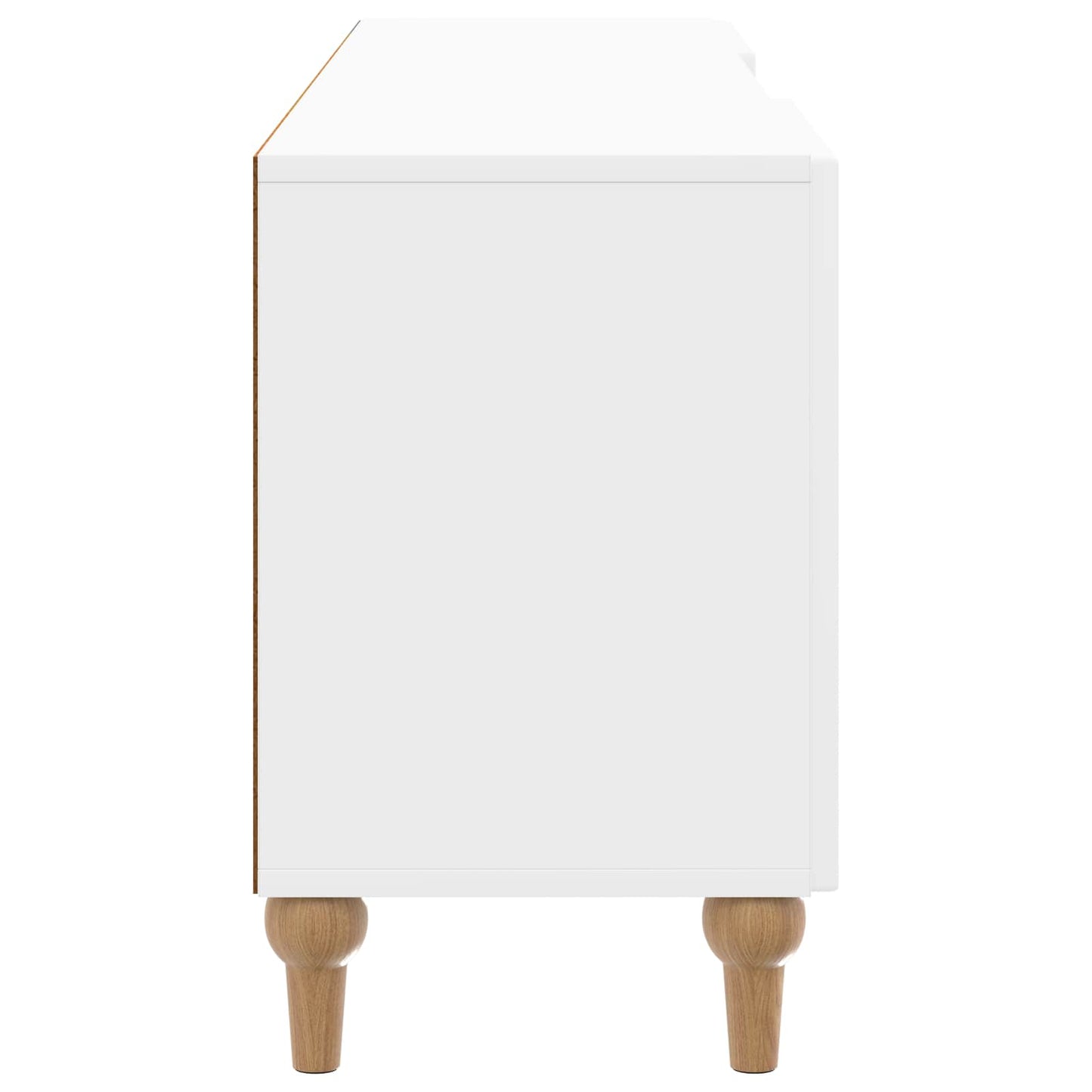 vidaXL TV Cabinet High Gloss White 150 x 31 x 50 cm Engineered Wood