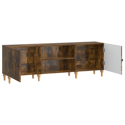 vidaXL TV Cabinet Smoked Oak 150 x 31 x 50 cm Engineered Wood