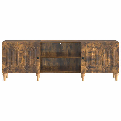 vidaXL TV Cabinet Smoked Oak 150 x 31 x 50 cm Engineered Wood