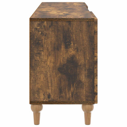 vidaXL TV Cabinet Smoked Oak 150 x 31 x 50 cm Engineered Wood