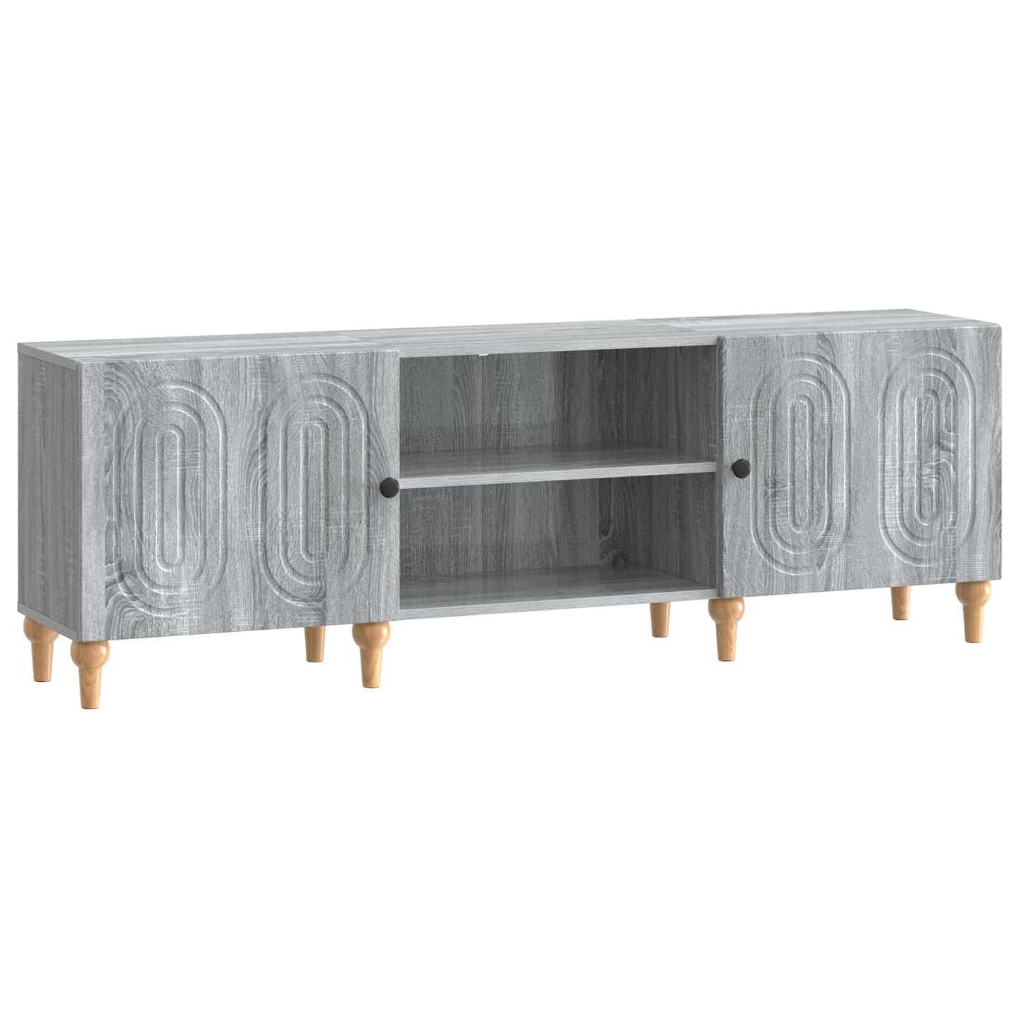 vidaXL TV Cabinet Grey Sonoma 150 x 31 x 50 cm Engineered Wood