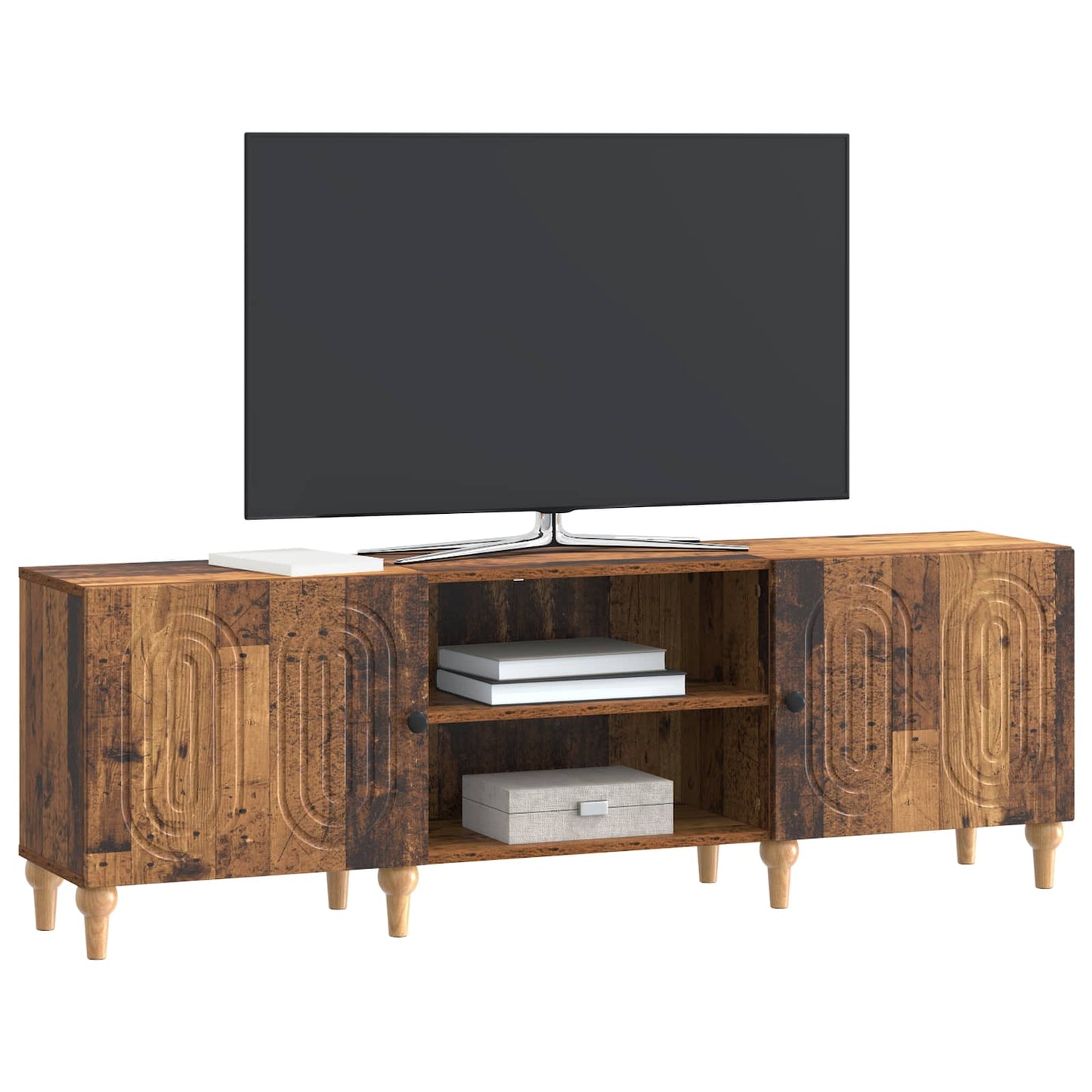 vidaXL TV Cabinet Old Wood 150 x 31 x 50 cm Engineered Wood