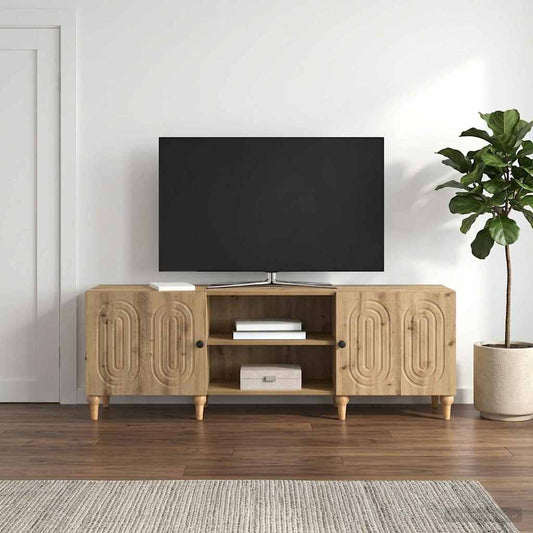 vidaXL TV Cabinet 150 x 31 x 50 cm Artisan Oak Engineered Wood