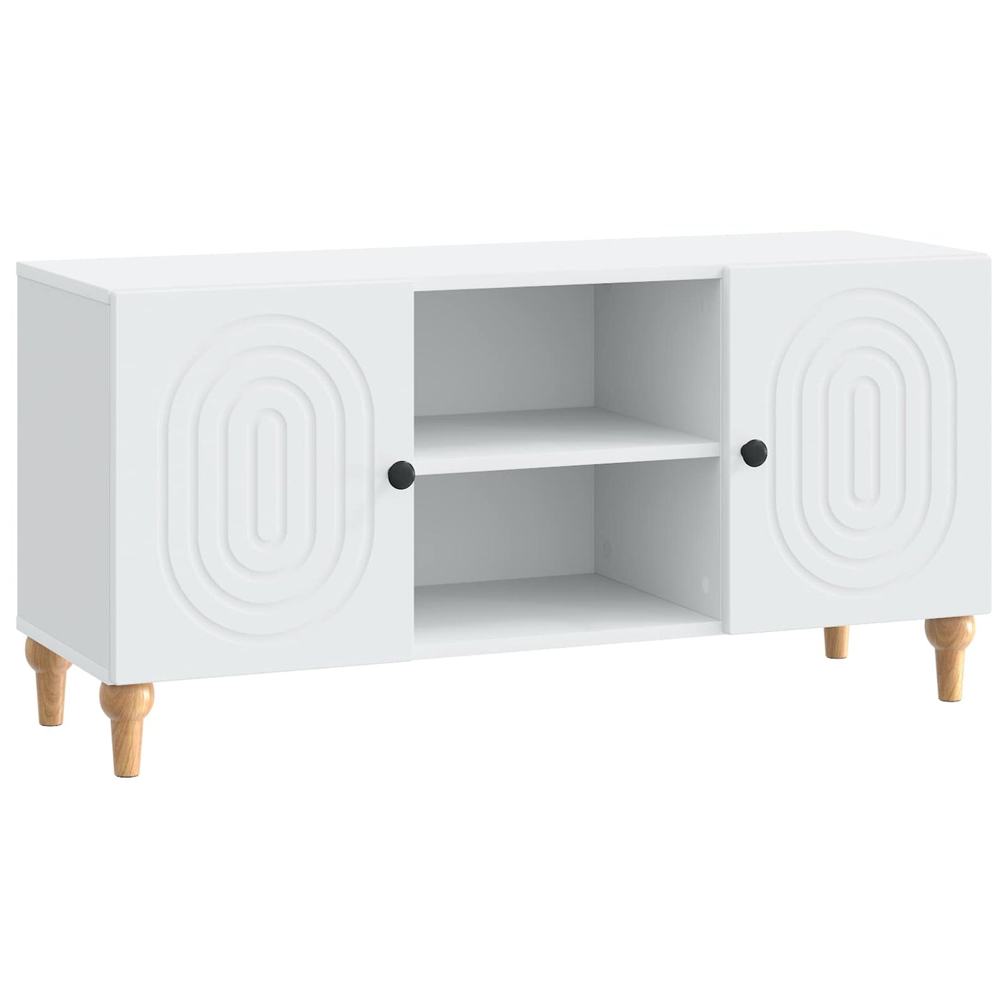 vidaXL TV Cabinet White 102 x 34.5 x 50 cm Engineered Wood
