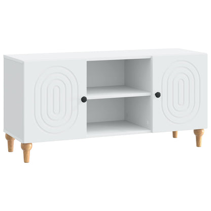 vidaXL TV Cabinet White 102 x 34.5 x 50 cm Engineered Wood