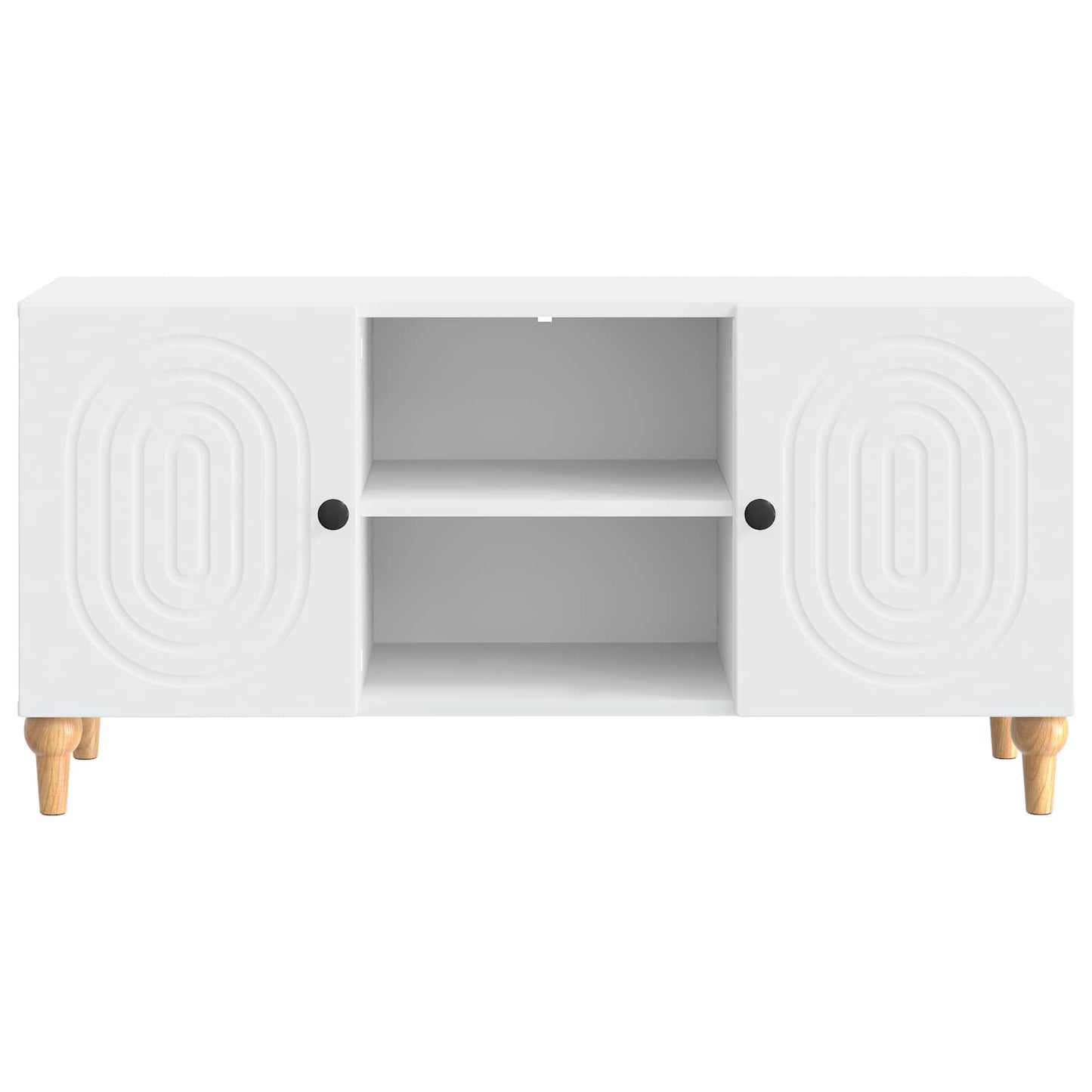 vidaXL TV Cabinet White 102 x 34.5 x 50 cm Engineered Wood