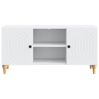 vidaXL TV Cabinet White 102 x 34.5 x 50 cm Engineered Wood