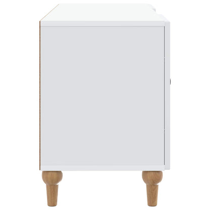 vidaXL TV Cabinet White 102 x 34.5 x 50 cm Engineered Wood