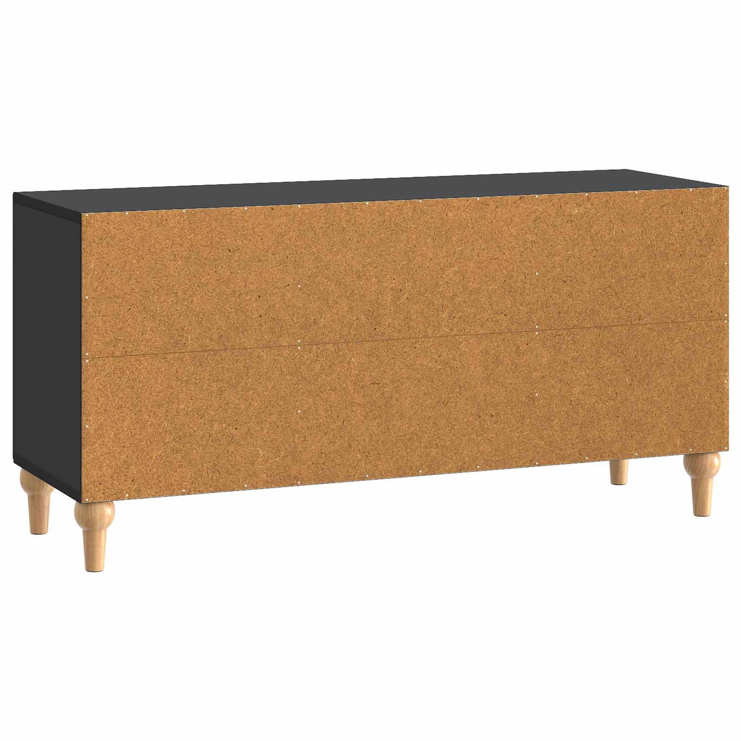 vidaXL TV Cabinet Black 102 x 34.5 x 50 cm Engineered Wood